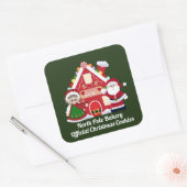 北極ベーカリークリスマスベーキングシール スクエアシール (封筒)