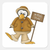 北極ペンギン スクエアシール (正面)