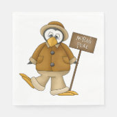 北極ペンギン スタンダードランチョンナプキン (正面)