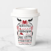北極ホットココアクリスマスブレンド 紙コップ (正面)