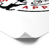 北極ホットココアワードアート ポスター (角)