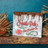 北極ホットチョコレート フォトプラーク (側面)