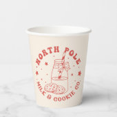 北極ミルクとクッキー株式会社サンタクロース 紙コップ (裏面)