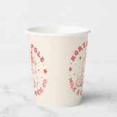 北極ミルクとクッキー株式会社サンタクロース 紙コップ (左)