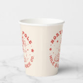 北極ミルクとクッキー株式会社サンタクロース 紙コップ (右)