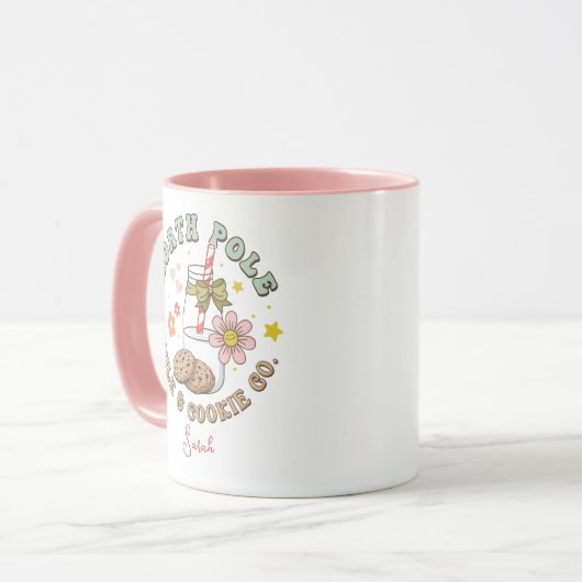 北極ミルクアンドクッキー株式会社サンタクロース・コーヒー マグカップ (正面左)