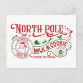 北極ミルククッキー会社クリスマス シーズンポストカード (正面)