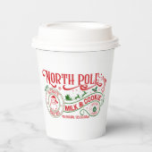 北極ミルククッキー会社クリスマス 紙コップ (正面)