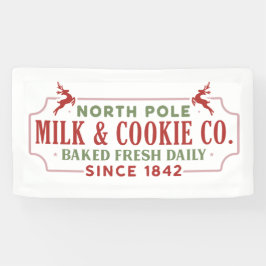 北極ミルククッキー会社 横断幕