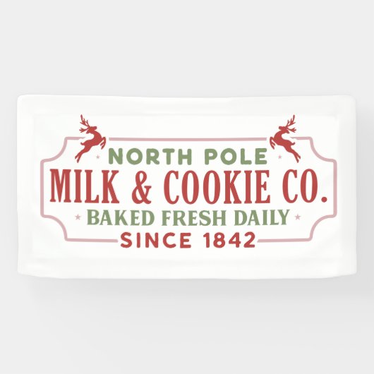 北極ミルククッキー会社 横断幕 (横)