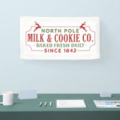 北極ミルククッキー会社 横断幕 (トレードショー)