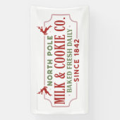 北極ミルククッキー会社 横断幕 (縦)