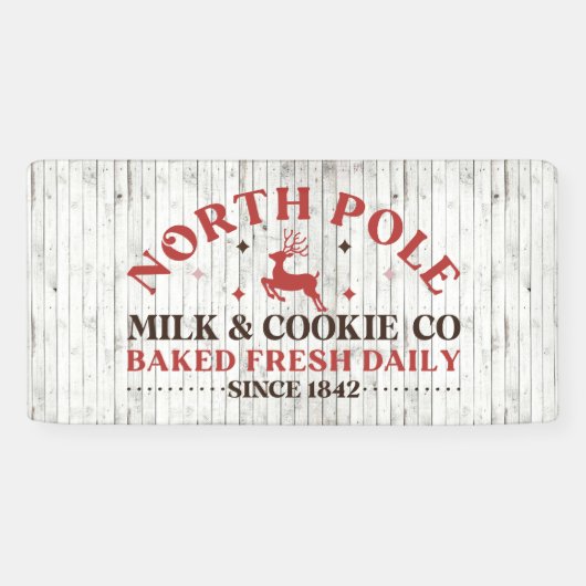 北極ミルククッキー会社 横断幕 (横)