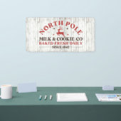 北極ミルククッキー会社 横断幕 (トレードショー)