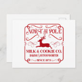 北極ミルク・クッキー会社 シーズンポストカード (正面/裏面)