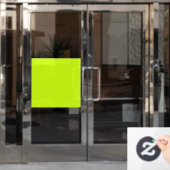 北極ライム無地の（色） ウィンドウサイン (オフィスドア)