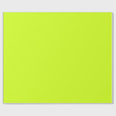 北極ライム無地の（色） ラッピングペーパー (フラット)