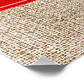 北極レッドアロー素朴クリスマスホリデー ポスター (角)