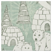 北極レトロ ファブリック (クローズアップ)