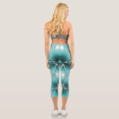 北極万華鏡のように千変万化するパターンレギンス カプリレギンス (裏面)