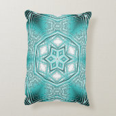 北極万華鏡のように千変万化するパターン アクセントクッション (裏面(縦))