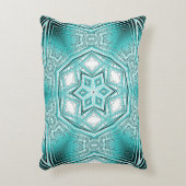 北極万華鏡のように千変万化するパターン アクセントクッション (正面(垂直))