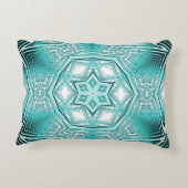 北極万華鏡のように千変万化するパターン アクセントクッション (裏面)