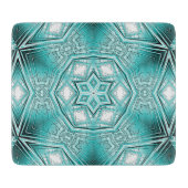 北極万華鏡のように千変万化するパターン カッティングボード (正面)