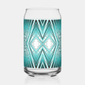 北極万華鏡のように千変万化するパターン ガラス缶 (右)