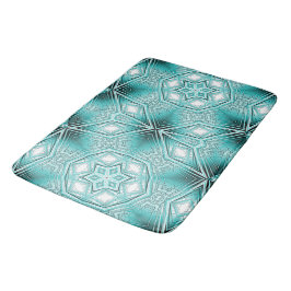 北極万華鏡のように千変万化するパターン バスマット