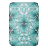 北極万華鏡のように千変万化するパターン バスマット (正面縦)