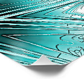 北極万華鏡のように千変万化するパターン ポスター (コーナー)