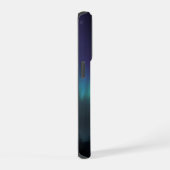 北極光の下の狼 iPhoneケース (右側面)