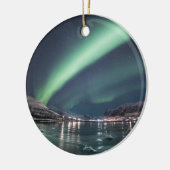 北極光 セラミックオーナメント (左)
