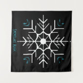 北極光 タペストリー (正面(横))