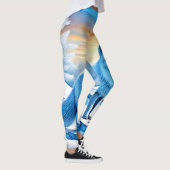 北極冬キツネ雪 レギンス (右)