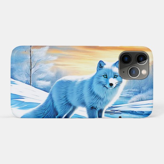 北極冬キツネ雪 Case-Mate iPhoneケース (裏面(横))