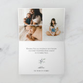 北極冬植物図4フォトダスティブルー シーズンカード (内部)