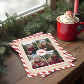 北極列車表現チケットクリスマスフォト シーズンカード