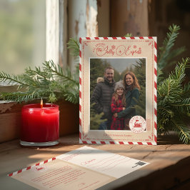 北極列車表現チケットクリスマスフォト シーズンポストカード