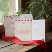 北極列車表現チケットクリスマスフォト シーズンポストカード