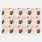 北極列車表現チケットクリスマスフォト ラッピングペーパーシート (正面2)