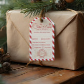 北極列車表現配車サービスのパッケージ ギフトタグ