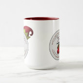 北極労働者小妖精や小人組合製菓玩具メーカー マグカップ (中央)