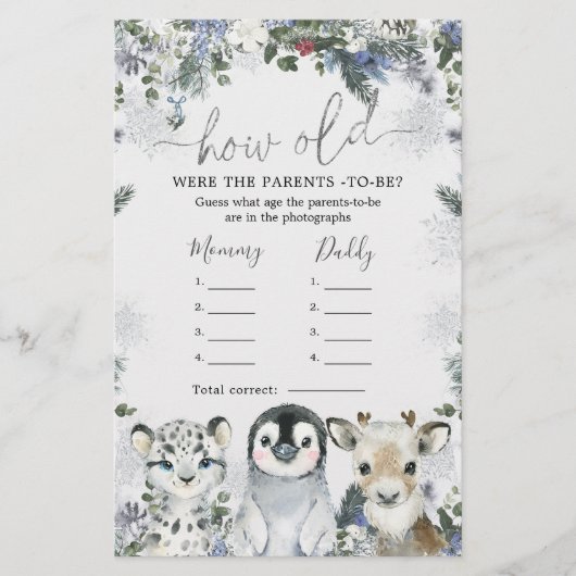 北極動物の冬のオーネダーランドどのように老いた両親 (正面)