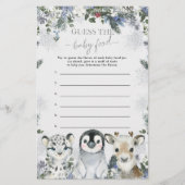 北極動物の冬のオーネダーランド推測ベビー食品 (正面)