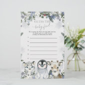 北極動物の冬のオーネダーランド推測ベビー食品 (スタンド正面)