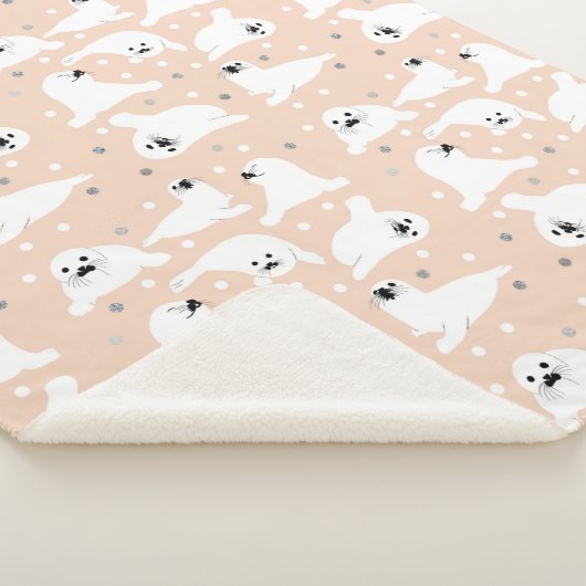 北極動物コレクション – アザラシ シェルパブランケット (3/4)