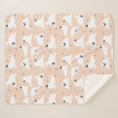 北極動物コレクション – アザラシ シェルパブランケット (正面(横))