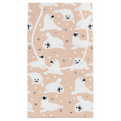 北極動物コレクション – アザラシ スモールペーパーバッグ (裏面)